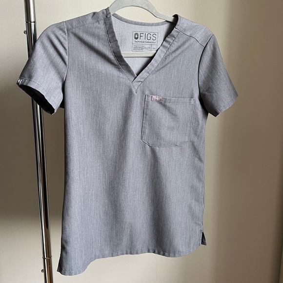 Figs Scrub Top in Gray Size XXS - Picture 1 of 4